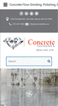 Mobile Screenshot of concreteshine.ca